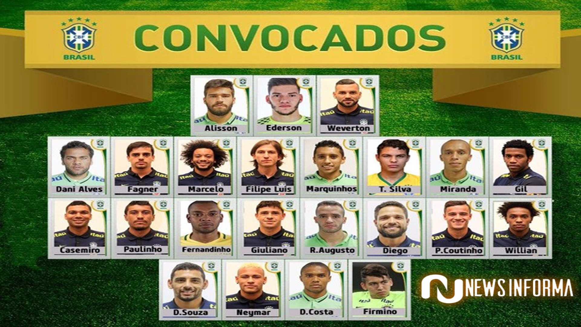 Nove Jogadores Do Brasileirão São Convocados Para Seleção Sub 23 News Informa