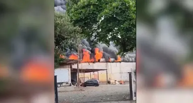 Incêndio atinge fábrica de móveis em Valentim Gentil