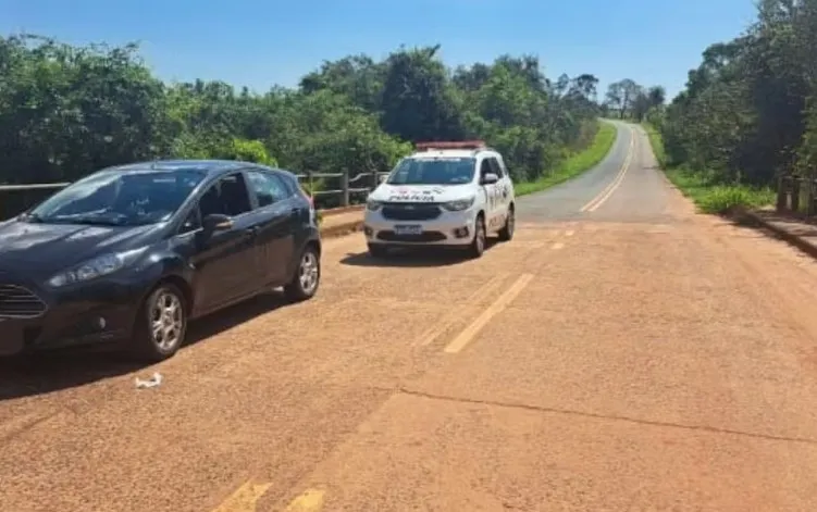Homem é preso suspeito de agredir e tentar jogar mulher de ponte em estrada vicinal