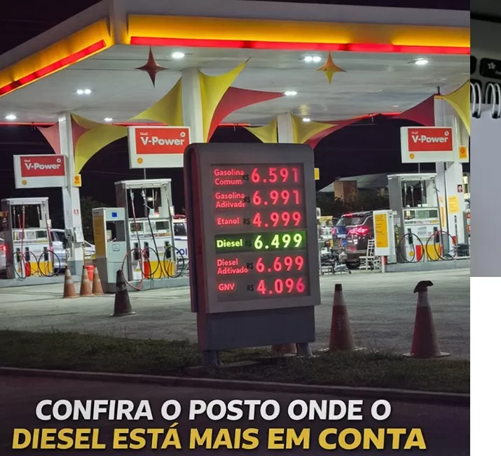 Nem tudo está perdido: posto no Espírito Santo chama atenção com diesel mais barato que gasolina