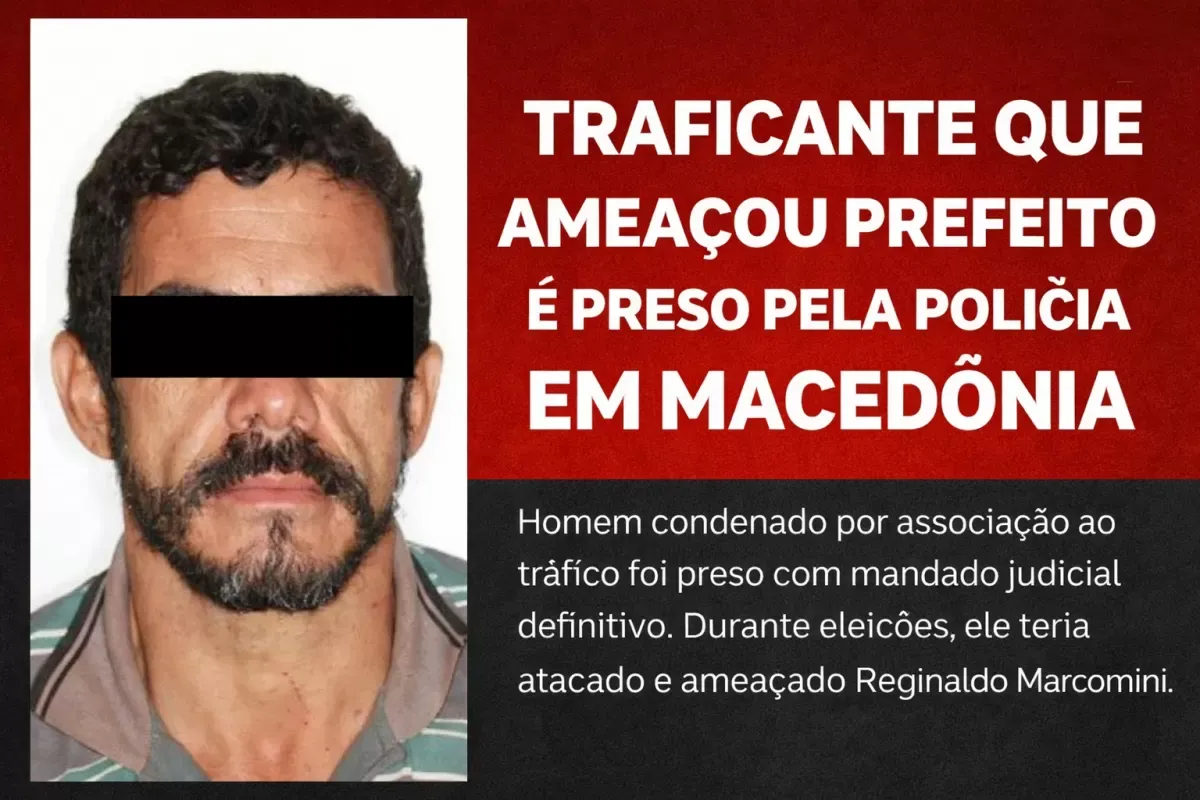 Homem condenado por tráfico é preso em Macedônia
